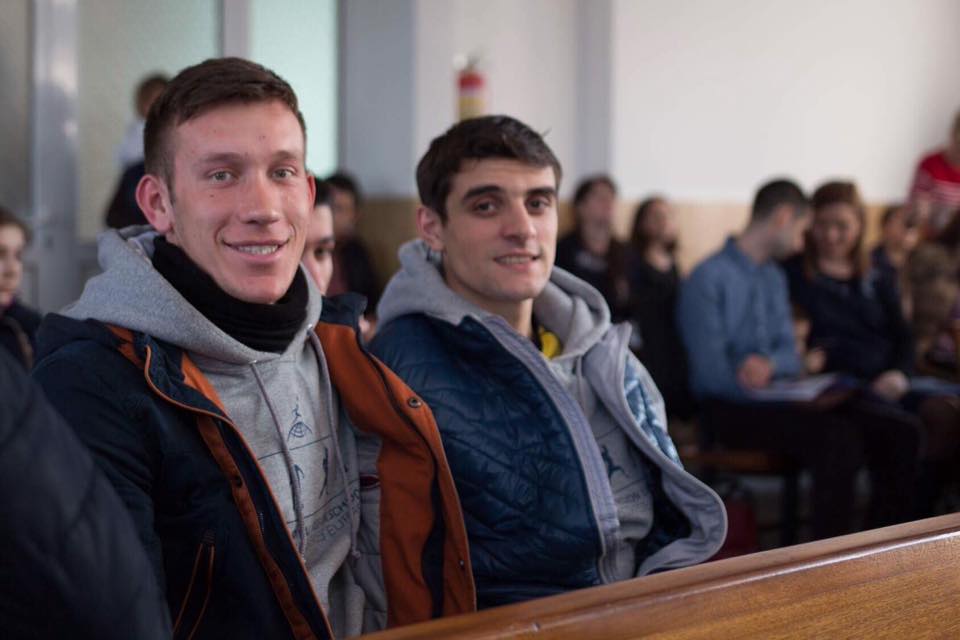 Misionarii fotbaliști Gheorghe Moldovan și Gheorghe Porubin
