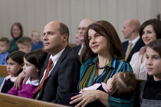 Familie in Biserica