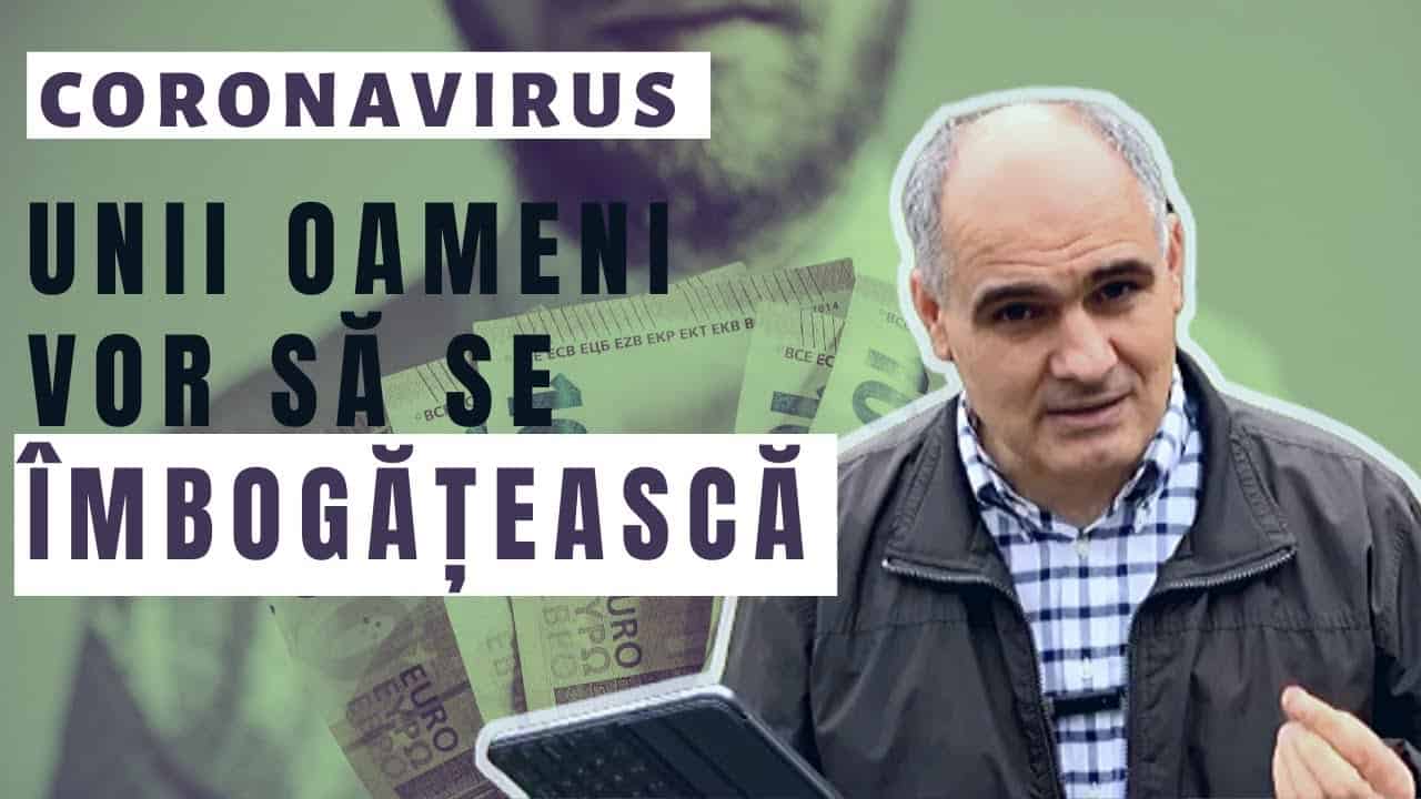 Profit în pandemie și criză provocate de coronavirus
